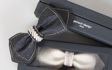 general design made Sisal x Braid Bow Tie